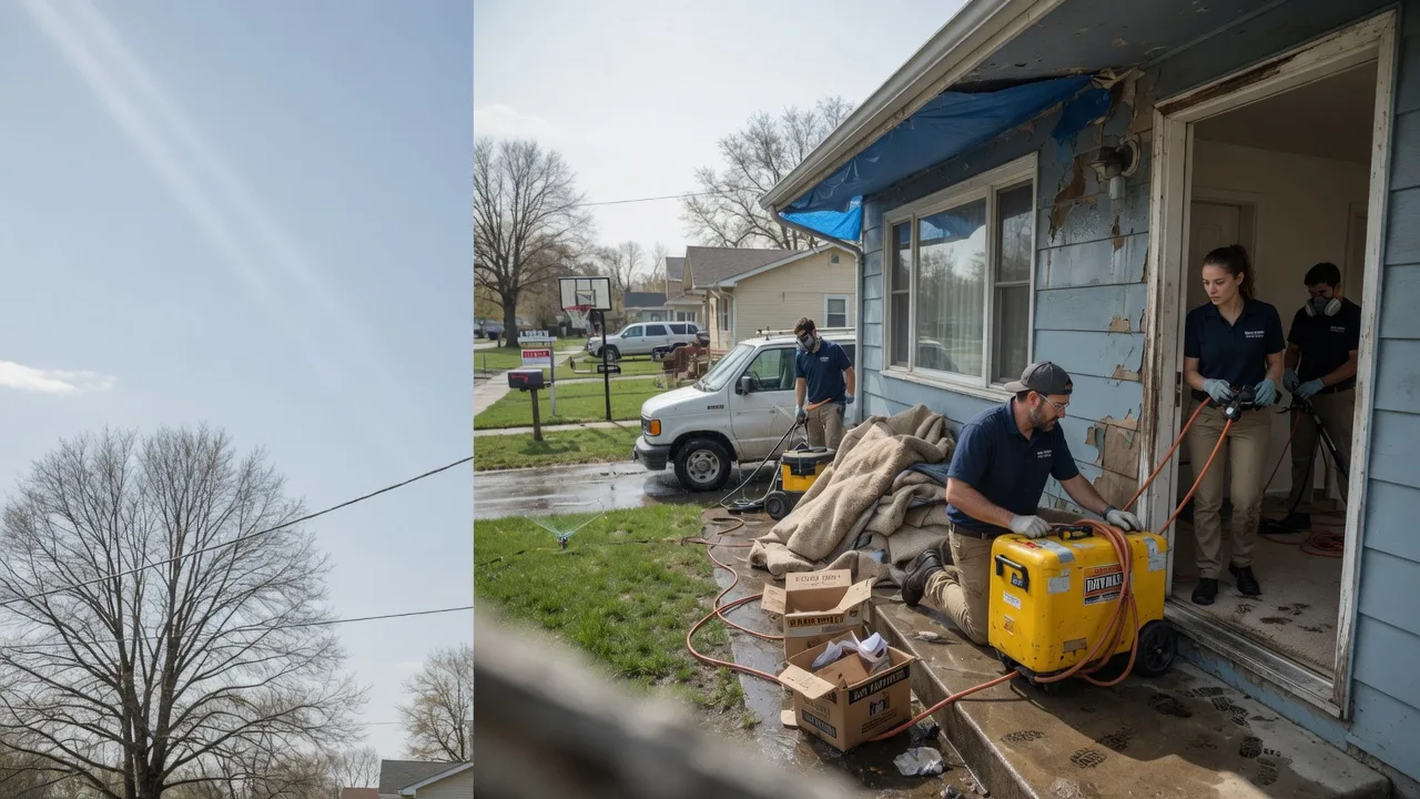 Basement Flood Cleanup in Center Point, TX near me